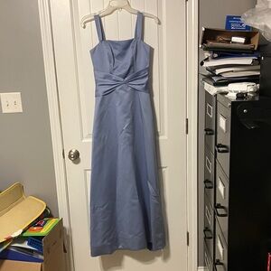 Alfred Dunner Light Blue Maxi Prom/Bridesmaid Dress